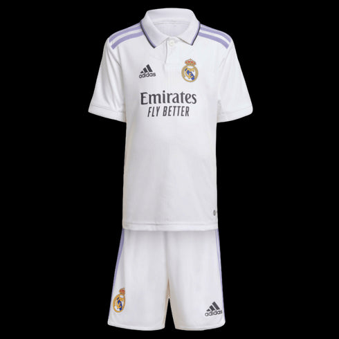 Adidas Real Madrid 22/23 Little Kids Home Mini Kit