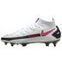 Nike Phantom GT Elite DF Firm Ground Soccer Cleat - White, Pink Swoosh