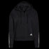 Adidas Essentials Womens Full Zip Hoodie - Black GS1380