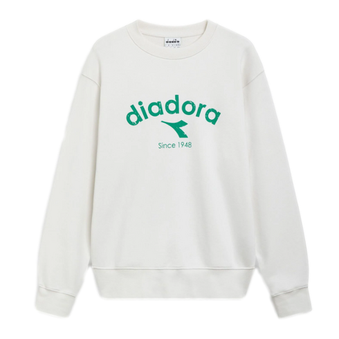 Diadora Athletic Logo Crew Sweatshirt - White 502.180634-20007