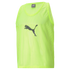 Neon lime green mesh Puma training bib featuring a large black logo on the chest.
