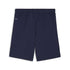 Rear view of Puma Team Goal Shorts - Navy featuring dark blue fabric with an elastic waistband and a small white "DRYCELL" logo on the left hip.
