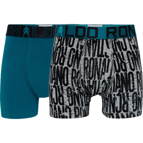 CR7 Underwear Youth Cotton Blend Trunks (2 Pack) 8400-51-2536