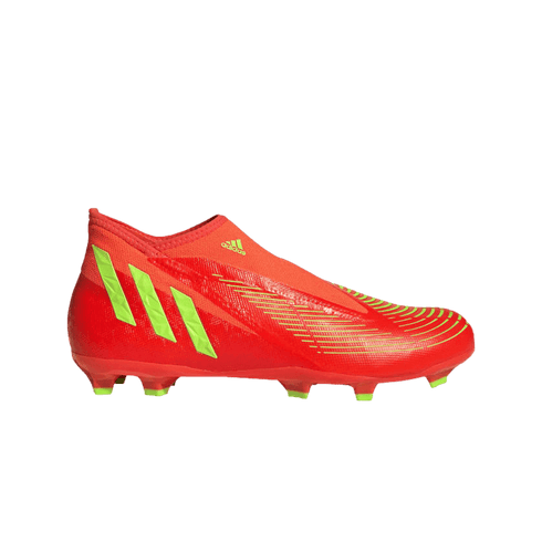 Adidas Predator Edge.3 Laceless Firm Ground Soccer Cleats - Red