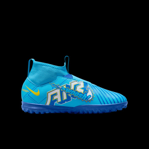 Nike Zoom Mercurial Superfly 9 Academy KM Youth Turf Shoes DO9794-400
