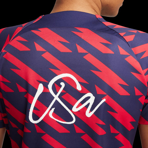 Nike USA Academy Pro Womens Pre-Match Jersey DR5046-689