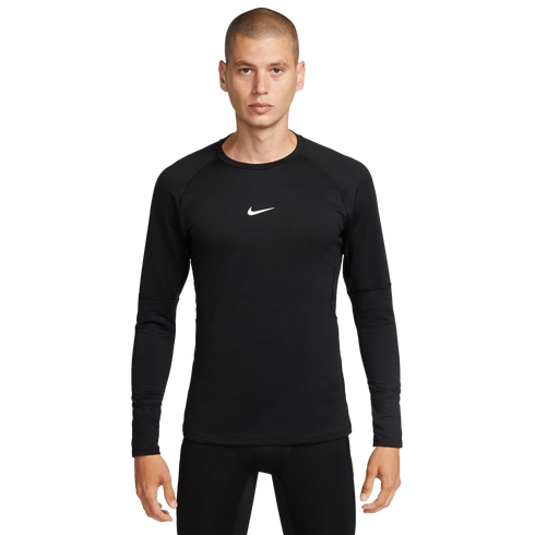 Nike Pro Warm Long Sleeve Top - Black