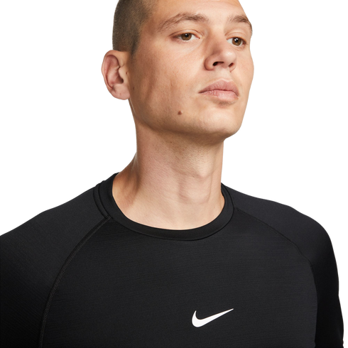 Nike Pro Warm Long Sleeve Top - Black