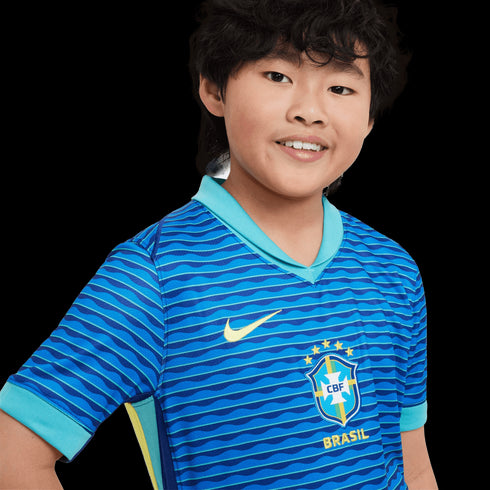 Nike Brazil 2024 Youth Away Jersey FJ4408-458