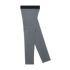 Grey Nike Pro leggings with a black elastic waistband and a small black swoosh logo on the thigh, shown against a solid black background.
