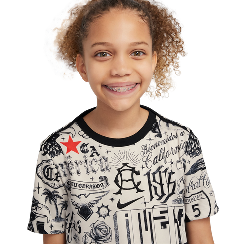 Nike Club America X CA Youth Pre-Match Jersey FQ5012-104