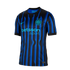 Inter Milan home football jersey featuring blue and black wavy vertical stripes, a teal club crest with two stars, and the "betsson.sport" sponsor logo.