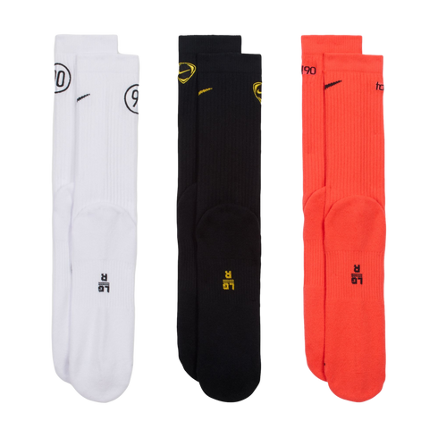 Nike Total 90 Everyday Cushioned Crew Socks (3 Pack)
