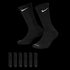 Nike Everyday Plus Cushioned Crew Dri-fit Socks (6 pack) - Black SX6897-010