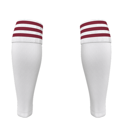 adidas Team 23 Calf Sleeve - White/Red HT6546-WTRD