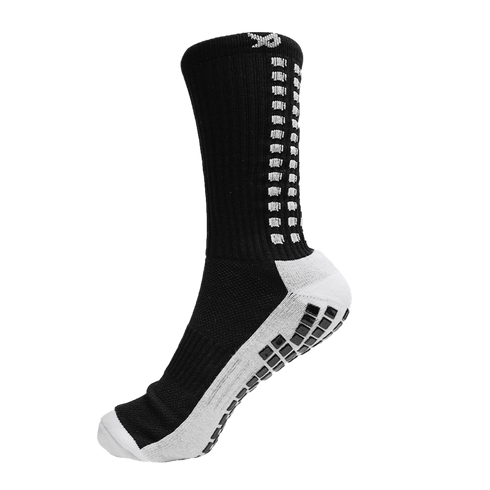 Lux Soccer Grip Calf Socks - Black EB-LU-203
