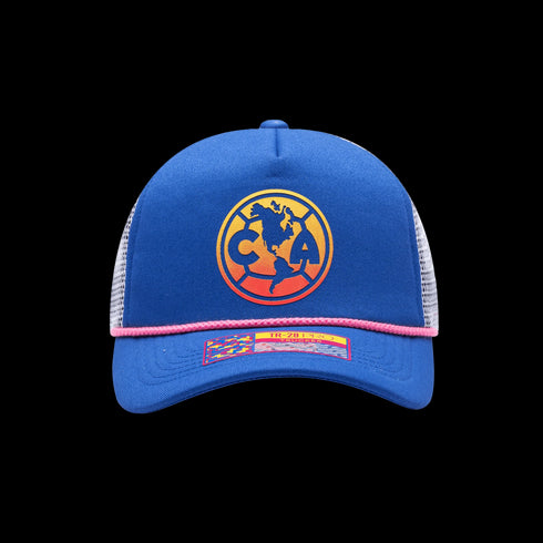 Fan Ink Club America Serve Trucker Snapback Hat