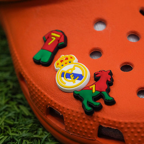 Soccer Croc Charm