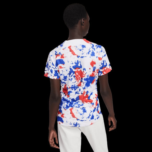 Nike Women's USA Pre-Match Soccer Jersey - Red, White & Blue Tie-dye