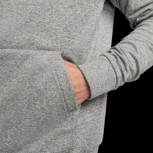 Nike Men's Therma-FIT 1/4 Zip Fitness Soccer Hoodie - Grey