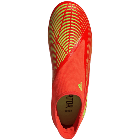 Adidas Predator Edge.3 Laceless Firm Ground Soccer Cleats - Red