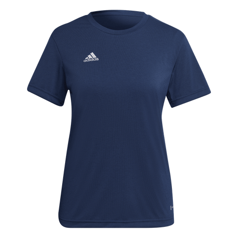 adidas Women's Entrada 22 Poly T-Shirt - Navy Blue HN5909