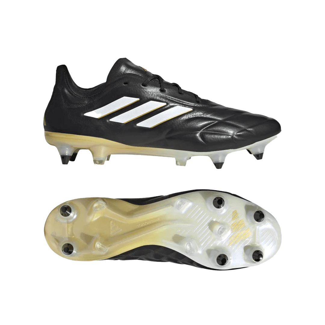 Adidas Copa Pure.1 SG Soft Ground Soccer Cleats - Black / White