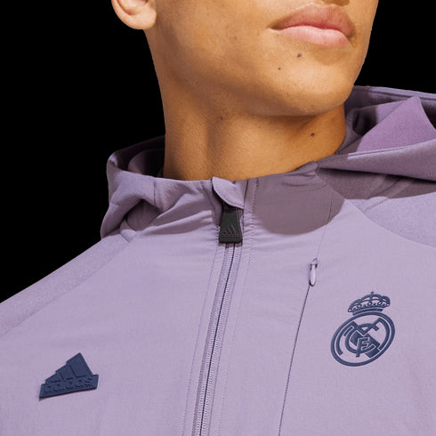 Adidas Real Madrid Designed for Gameday Full Zip Hoodie HY0635