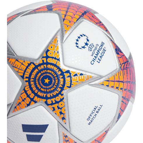 Adidas Womens UEFA Champions League Pro Match Soccer Ball IA0958