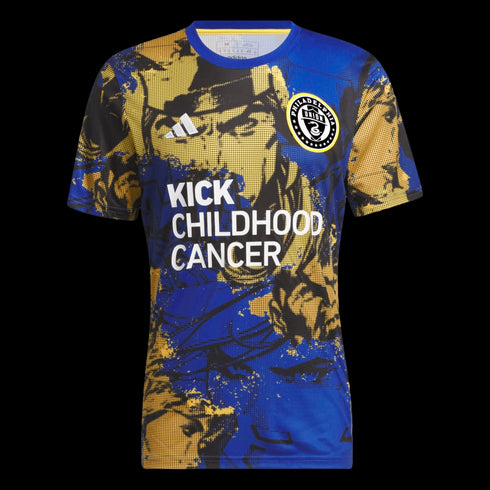 Adidas Philadelphia Union Kick Childhood Cancer Pre-Match Jersey IN3587