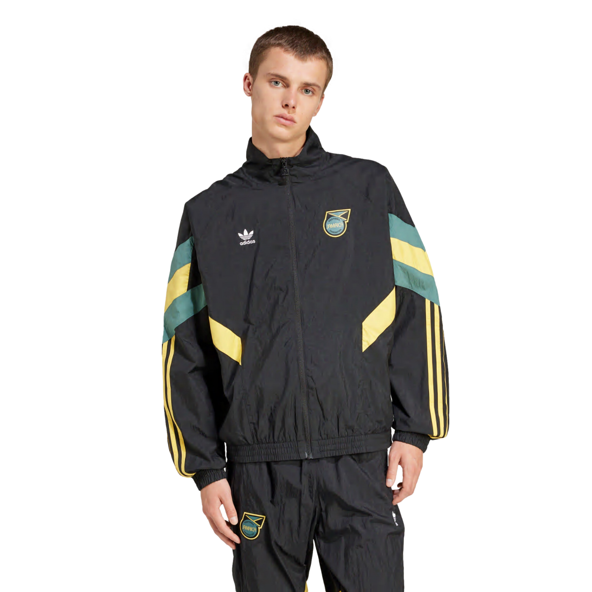 Adidas Jamaica Originals Track Top Soccer IN5568 Black – U90 Soccer
