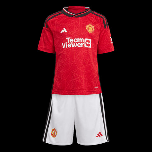 Adidas Manchester United 23/24 Little Kids Home Mini Kit IP1739