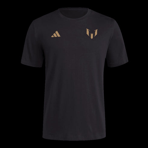 Adidas Messi Gold Name and Number Tee JC5160