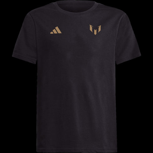 Adidas Messi Name & Number Gold Youth Tee JC5171