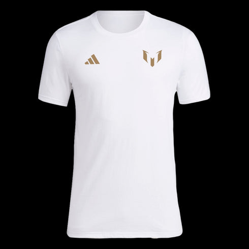 Adidas Messi Gold Name and Number Tee JD0230
