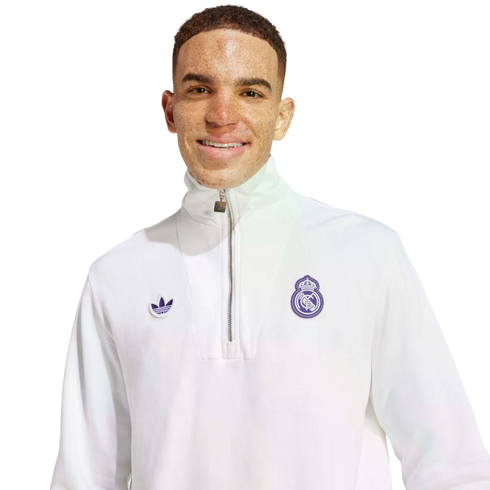 Adidas Real Madrid Icon Half Zip Top JF2574