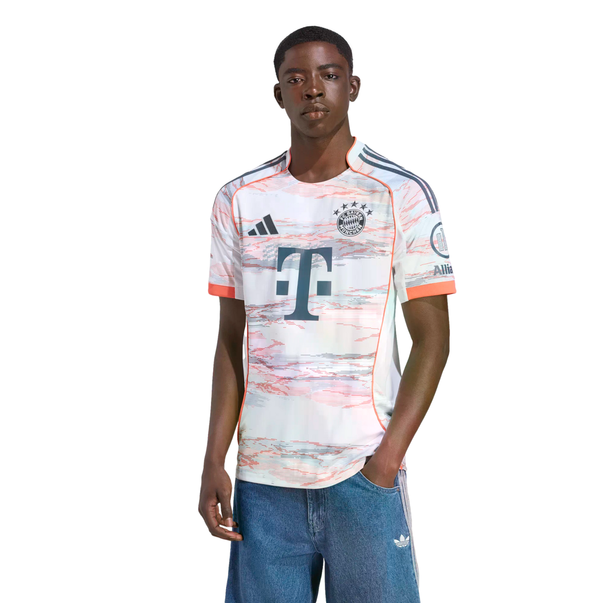 Adidas Bayern Munich 25/26 Away Jersey Soccer JJ2143 White – U90