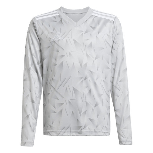 adidas Youth Team Icon 25 Long Sleeve Jersey - Grey JM6775