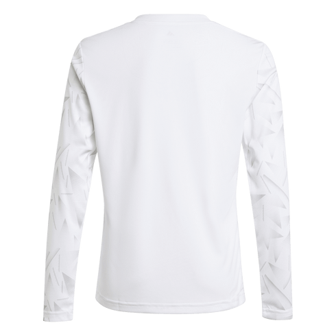 adidas Youth Team Icon 25 Long Sleeve Jersey - White JM6780