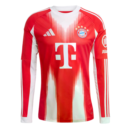 Adidas Bayern Munich 25/26 Long Sleeve Home Jersey JP3689