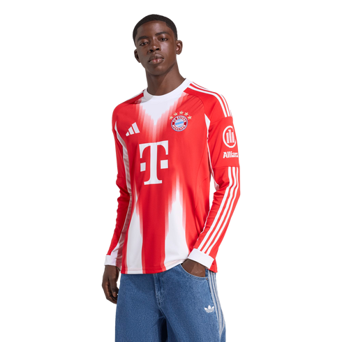 Adidas Bayern Munich 25/26 Long Sleeve Home Jersey JP3689