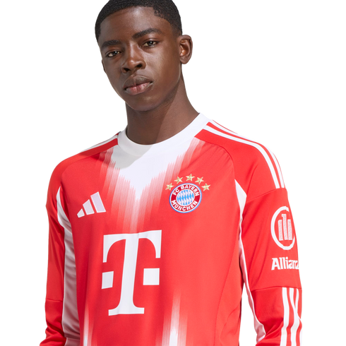 Adidas Bayern Munich 25/26 Long Sleeve Home Jersey JP3689