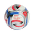 Adidas MLS soccer ball replica with red, blue, and silver curved patterns, the MLS logo, and commissioner Don Garber's signature.