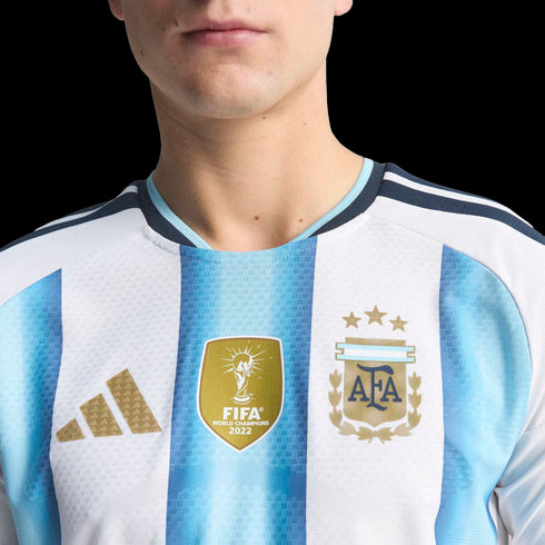 Adidas Argentina 2026 Authentic Long Sleeve Home Jersey