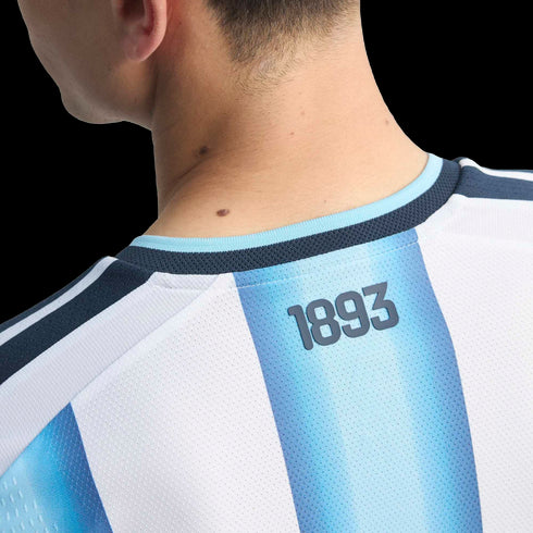 Adidas Argentina 2026 Authentic Long Sleeve Home Jersey