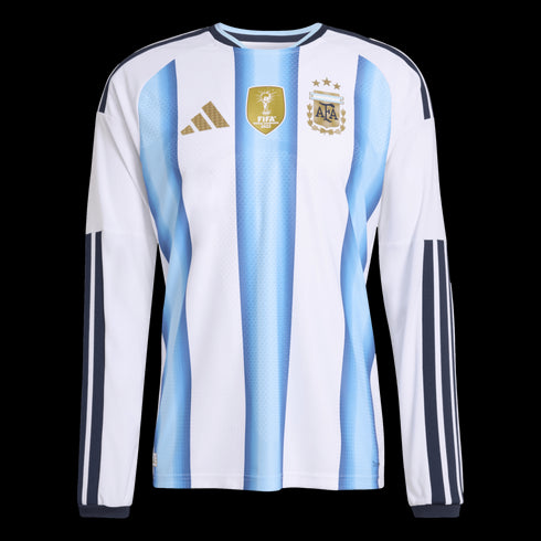 Adidas Argentina 2026 Authentic Long Sleeve Home Jersey