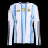 Adidas Argentina 2026 Authentic Long Sleeve Home Jersey