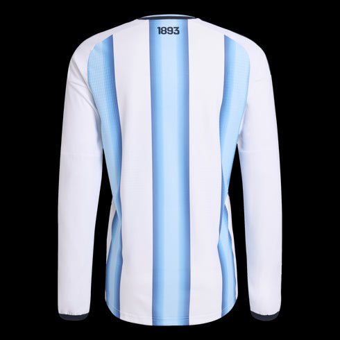 Adidas Argentina 2026 Authentic Long Sleeve Home Jersey