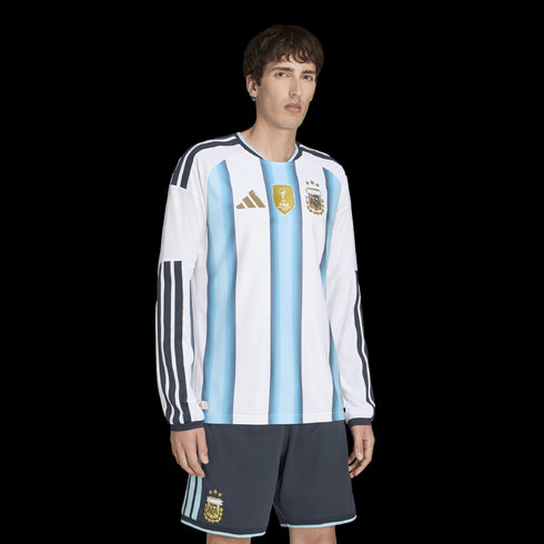 Adidas Argentina 2026 Authentic Long Sleeve Home Jersey