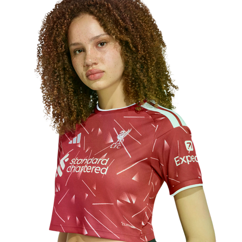 Adidas Liverpool 26/27 Womens Home Crop Top Jersey